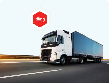 Idling metric from driver scorecard